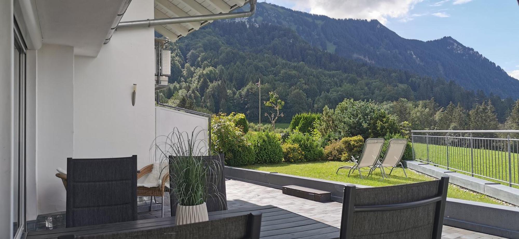 Ferienwohnung Panoramablick Rettenberg Eksteriør billede